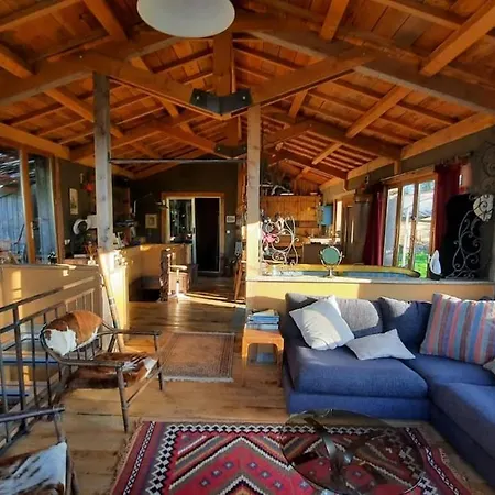 Nyaraló Beautiful Wooden House With Sauna 2 From Paris Saint-Nicolas-des-Laitiers